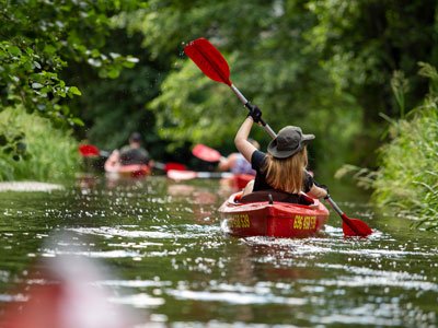 Galeria zdjęć ze spływu kajakowego rzeką Piławą